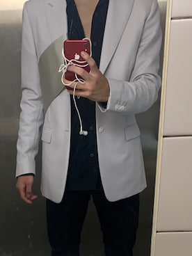 「Saint Laurent（サンローラン）のアイテム（パンツ）」を使った、qwertz123456さん（メンズ・182cm）の秋コーディネート