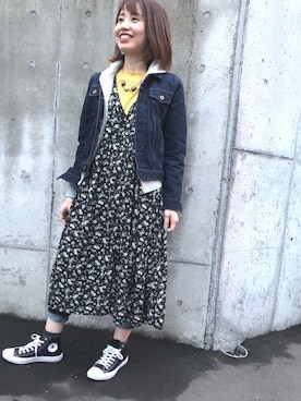 りさかわさん（レディース・163cm）の春コーディネート