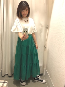 りさかわさん(レディース・163cm)の夏コーディネート