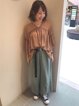 りさかわさん（レディース・163cm）の夏コーディネート