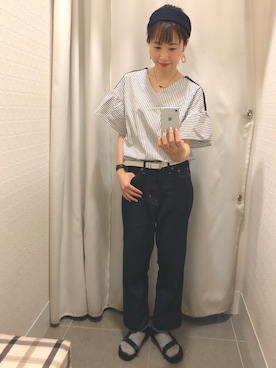 りさかわさん（レディース・163cm）の夏コーディネート