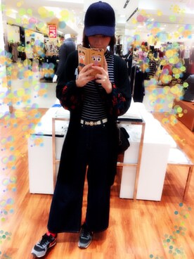「CLATHAS（クレイサス）のアイテム（ハンドバッグ）」を使った、ゆさん（レディース・161cm）の秋コーディネート
