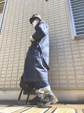 「FACTOTUM（ファクトタム）のアイテム（ジャケット/アウター）」を使った、ホップさん（メンズ・168cm）の春コーディネート