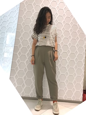 「二十歳」｜ゆうなさん（レディース・163cm）の夏コーディネート