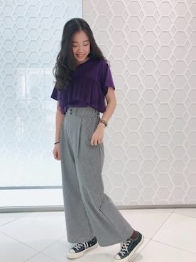 「二十歳」｜ゆうなさん（レディース・163cm）の夏コーディネート
