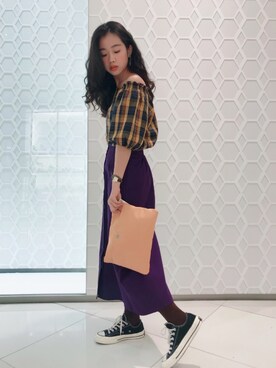 「二十歳」｜ゆうなさん（レディース・163cm）の夏コーディネート