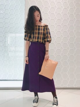 「二十歳」｜ゆうなさん（レディース・163cm）の夏コーディネート