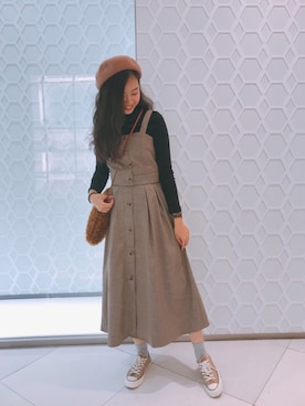 「二十歳」｜ゆうなさん（レディース・163cm）の秋コーディネート