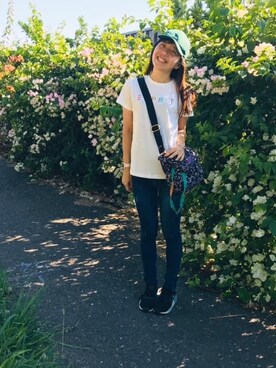 「ESPRIT（エスプリ）のアイテム（トップス）」を使った、YEHさん（レディース・168cm）の春コーディネート