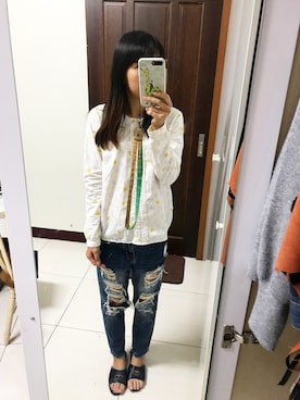 「Gozo（ゴソ）のアイテム」を使った、YEHさん（レディース・168cm）の秋コーディネート