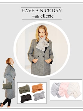 「エルリエ」｜エルリエさん（レディース・170cm）の冬コーディネート