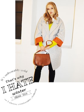 「エルリエ」｜エルリエさん（レディース・170cm）の冬コーディネート