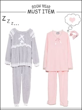 「アイテム（ルームウェア）」を使った、エルリエさん（レディース・160cm）の冬コーディネート