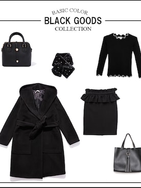 「ellerie（エルリエ）のアイテム」を使った、エルリエさん（レディース・170cm）の冬コーディネート