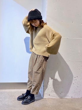 「ADOLESCENCE （アドレセンス）のアイテム」を使った、橋下美好さん（レディース・158cm）の秋コーディネート
