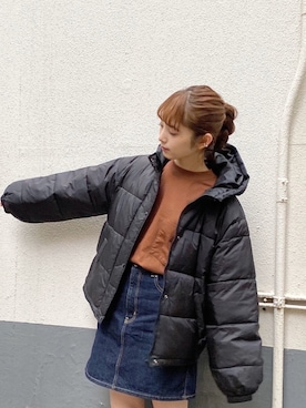 「ADOLESCENCE （アドレセンス）のアイテム」を使った、橋下美好さん（レディース・158cm）の秋コーディネート