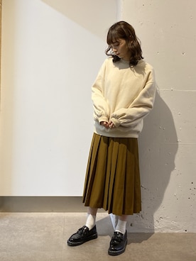 「POU DOU DOU（プードゥドゥ）のアイテム」を使った、橋下美好さん（レディース・158cm）の冬コーディネート