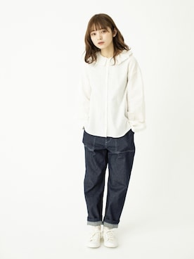 「ehka sopo（エヘカソポ）のアイテム」を使った、橋下美好さん（レディース・160cm）の冬コーディネート