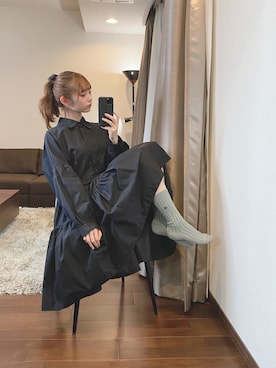 「Diosfront（ディオスフロント）のアイテム」を使った、橋下美好さん（レディース・160cm）の春コーディネート