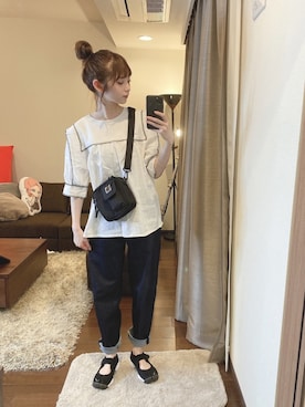 「ボーイッシュ」｜橋下美好さん（レディース・160cm）の春コーディネート