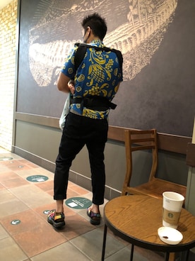 「土砂降り」｜kyoryuatamaさん（メンズ・176cm）の夏コーディネート