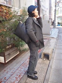 Sanca | Sanca S14FJK06 TWIST TWEED PEAKED LONG JACKET ￥40.000+tax (テーラードジャケット)