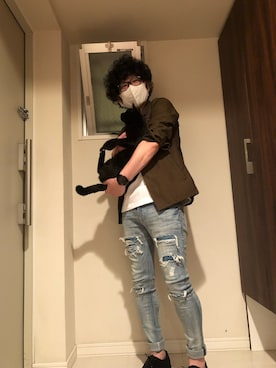 「Buffalo Bobs（バッファローボブズ）のアイテム（シャツ/ブラウス）」を使った、uonekosukeさん（メンズ・168cm）の秋コーディネート