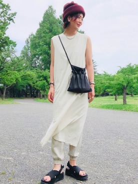 tachanさん（レディース・165cm）の夏コーディネート