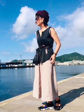 tachanさん（レディース・166cm）の夏コーディネート