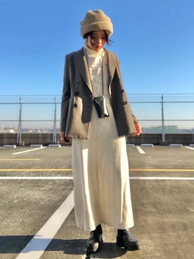 「BACK NUMBER（バックナンバー）のアイテム（オールインワン・サロペット）」を使った、tachanさん（レディース・166cm）の春コーディネート