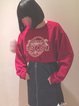 「ボブ女子」｜りーるさん（レディース・168cm）の冬コーディネート