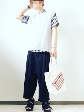 hikaruさん（メンズ・173cm）の夏コーディネート