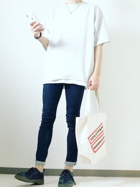 ボールチェーンネックレス Hare を使ったメンズ人気ファッションコーディネート Wear