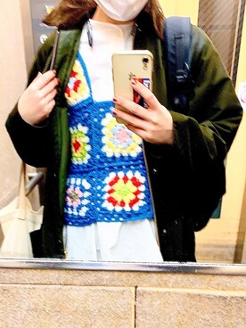 「BEAMS BOY（ビームスボーイ）のアイテム（その他アウター）」を使った、yukaさん（レディース・164cm）の春コーディネート