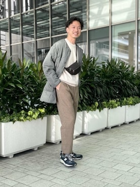 「UNITED ARROWS（ユナイテッドアローズ）のアイテム（その他アウター）」を使った、UNITED ARROWS 原宿本店 メンズ館 STAFF 01さん（メンズ・178cm）の秋コーディネート