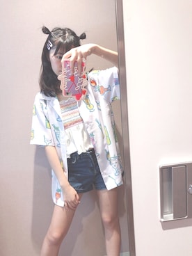 「PUNYUS（プニュズ）のアイテム（その他アウター）」を使った、きよこさん（レディース・155cm）の冬コーディネート