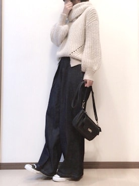 maho...さん（レディース・160cm）の冬コーディネート