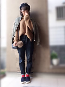 maho...さん（レディース・160cm）の冬コーディネート