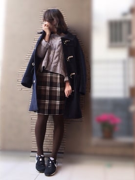 maho...さん（レディース・160cm）の冬コーディネート