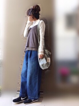 maho...さん（レディース・160cm）の冬コーディネート