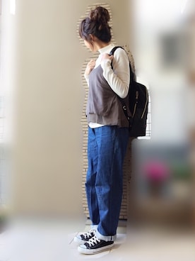 maho...さん（レディース・160cm）の冬コーディネート