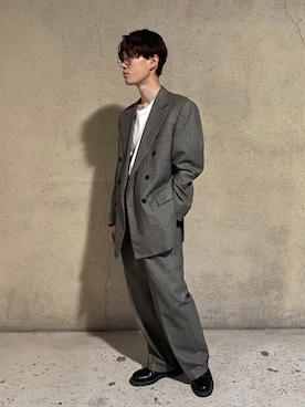 「Champion（チャンピオン）のアイテム（シャツ/ブラウス）」を使った、よっしーさん（メンズ・176cm）の春コーディネート