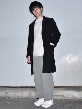 tendon...🚶‍♂️さんの「CHESTER FIELD COAT」を使ったコーディネート