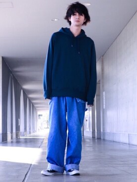 「オールスター」｜「アイテム（サロペット/オーバーオール）」を使った、tendon...🚶‍♂️さん（メンズ・168cm）の冬コーディネート