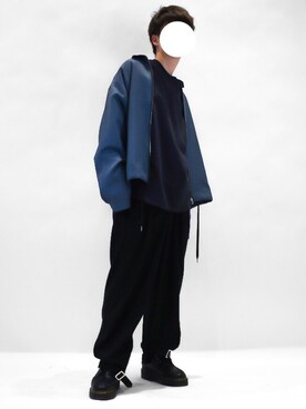 「Confirm（コンファーム）のアイテム（ブルゾン）」を使った、tendon...🚶‍♂️さん（メンズ・168cm）の春コーディネート