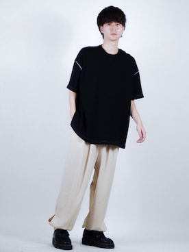 「ステッチ」｜「アイテム（その他）」を使った、tendon...🚶‍♂️さん（メンズ・168cm）の春コーディネート