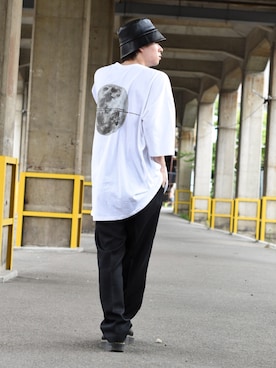 「Confirm（コンファーム）のアイテム（帽子）」を使った、tendon...🚶‍♂️さん（メンズ・168cm）の春コーディネート