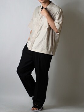 スラックスを使った ユニクロ のメンズ人気ファッションコーディネート Wear