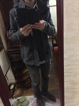 しょうばいさん（メンズ・167cm）の冬コーディネート