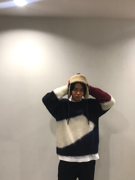 「Insonnia PROJECTS（インソニアプロジェクト）のアイテム」を使った、Chikaraさん（メンズ・180cm）の冬コーディネート